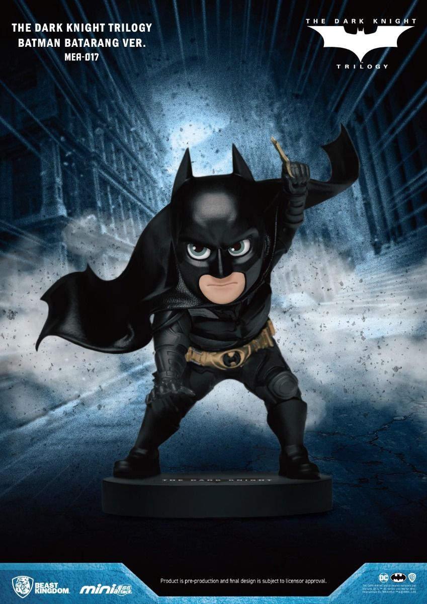 Beast-Kingdom USA | The Dark Knight Trilogy Batman Mini Egg Attack - Batman  Batarang