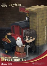 Harry Potter-quadro Decorativo Diorama 3d C/ Led 30x20