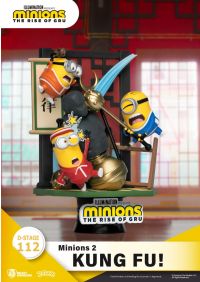 Minions 2 D-Stage PVC Diorama Kung Fu! 15cm Beast Kingdom Toys - Vendiloshop