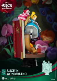 Diorama Figure Bianconiglio Alice nel Paese delle Meraviglie Disney