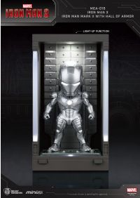 Beast Kingdom Marvel Iron Man 3 Mini Egg Attack LED MARK II MK2 Figure 