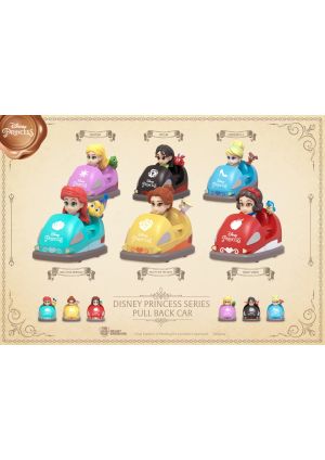 Disney Princess Series Pull back car set