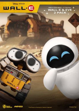 Beast-Kingdom USA | MEA-029 WALL-E Series WALL-E & EVE 2 PACK