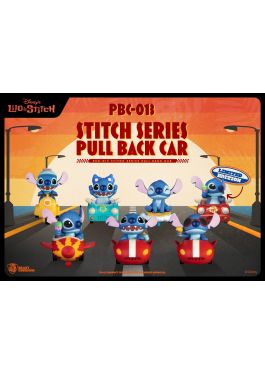 Beast-Kingdom USA | PBC-013 Stitch Series Pull Back Car Blind boxset