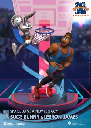 Diorama Stage-069-Space Jam: A New Legacy-Bugs Bunny & Lebron James Close Box