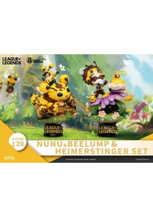 Diorama Stage-120-League of Legends- Nunu&Beelump & Heimerstinger Set 
