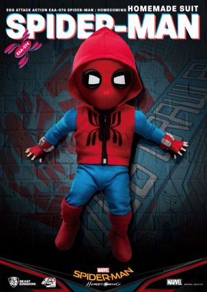 Spider-Man：Homecoming Spider-Man Homemade Suit Egg Attack Action Figure