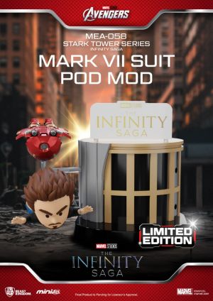 MEA-058 The Infinity Saga Stark Tower Series Tony Stark & Mark VII Suit Pod Mod