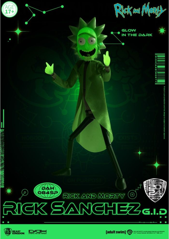 Beast-Kingdom USA | DAH-084SP Rick and Morty - Rick Sanchez G.I.D