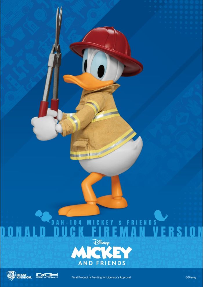 Beast-Kingdom USA | DAH-104 Mickey & Friends Donald Duck Fireman