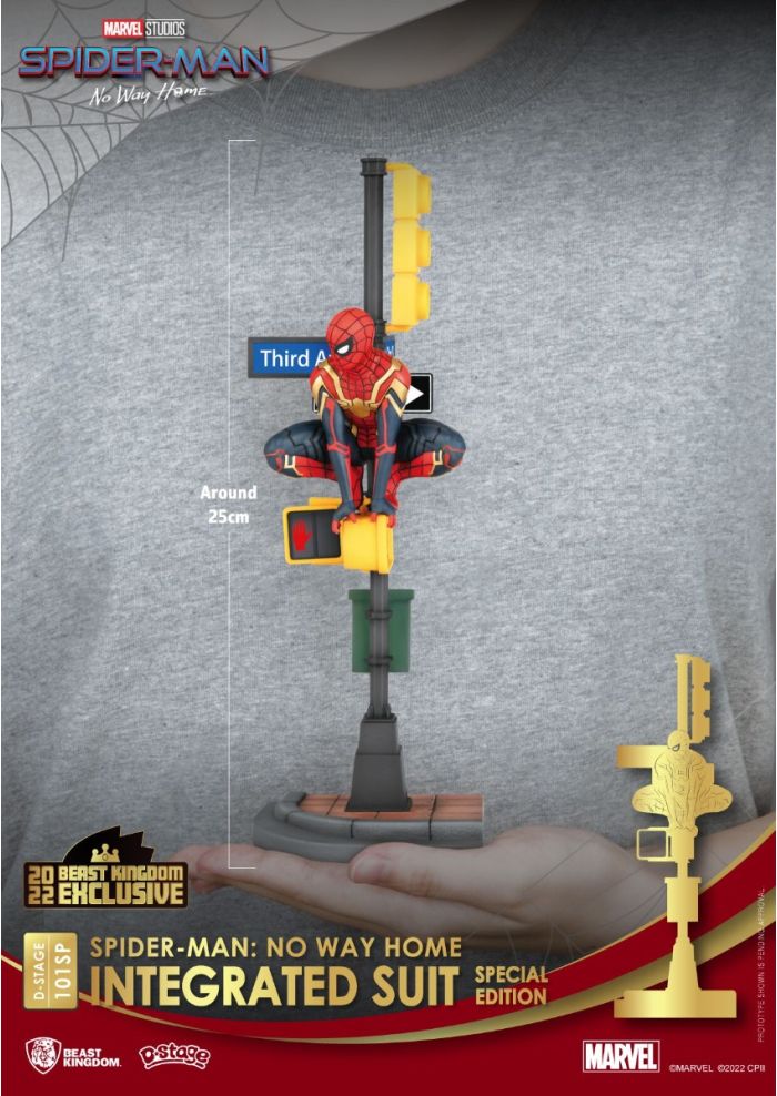 Beast Kingdom No Way Home: Spider-Man Black ＆ Gold Suit EA-041 Egg Attack Statue Figure Multicolor　並行輸入 Marvel Mini Egg Attack Figure Spider-Man: No Way Home