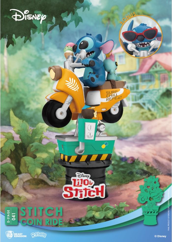 Beast-Kingdom USA | DS-041-Stitch Coin Ride (RE)