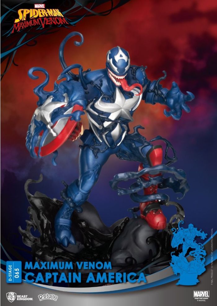 Beast-Kingdom USA | Maximum Venom-Captain America