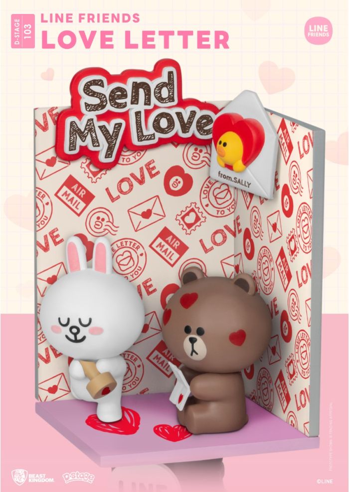 Beast-Kingdom USA | Line Friends-Love Letter