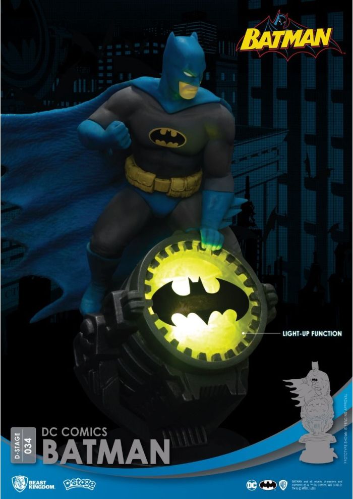 【ビーストキングダム】新品 正規品 Dステージ バットマン #034 フィギュア Beast-Kingdom USA | D-STAGE DC COMICS BATMAN (DS-034)