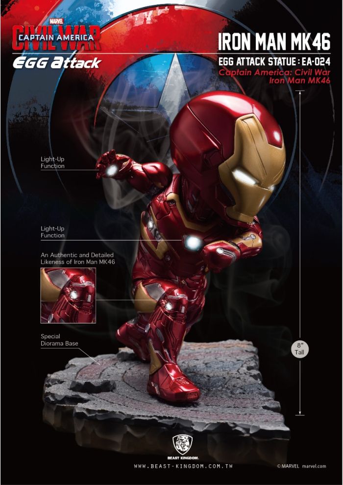 Beast-Kingdom USA | EA-024 Captain America: Civil War Iron Man