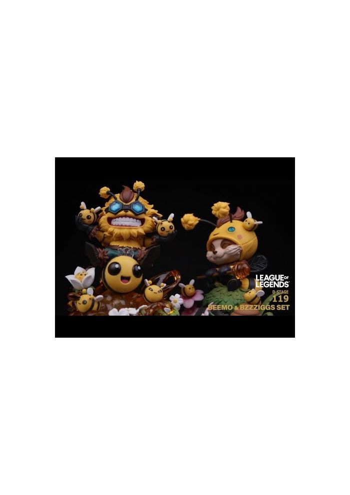 League of Legends BZZZIGGS & BEEMO フィギュア League of Legend Bzzzlggs&Beemo Limited Game PVC Figure Collection