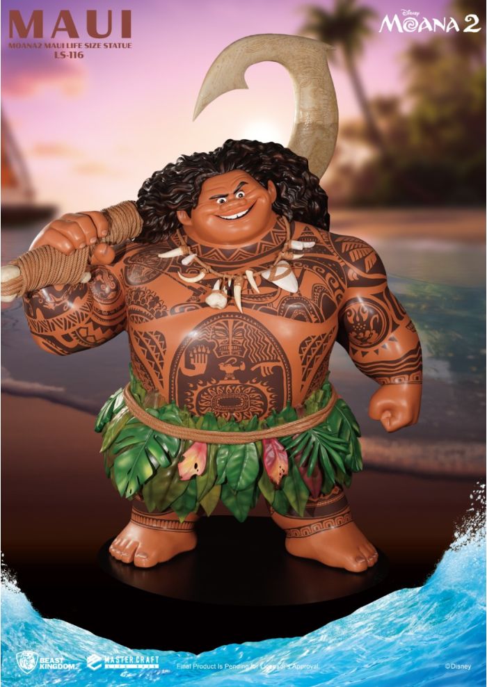 Beast-Kingdom USA | LS-116 Moana 2 Maui Life Size Statue