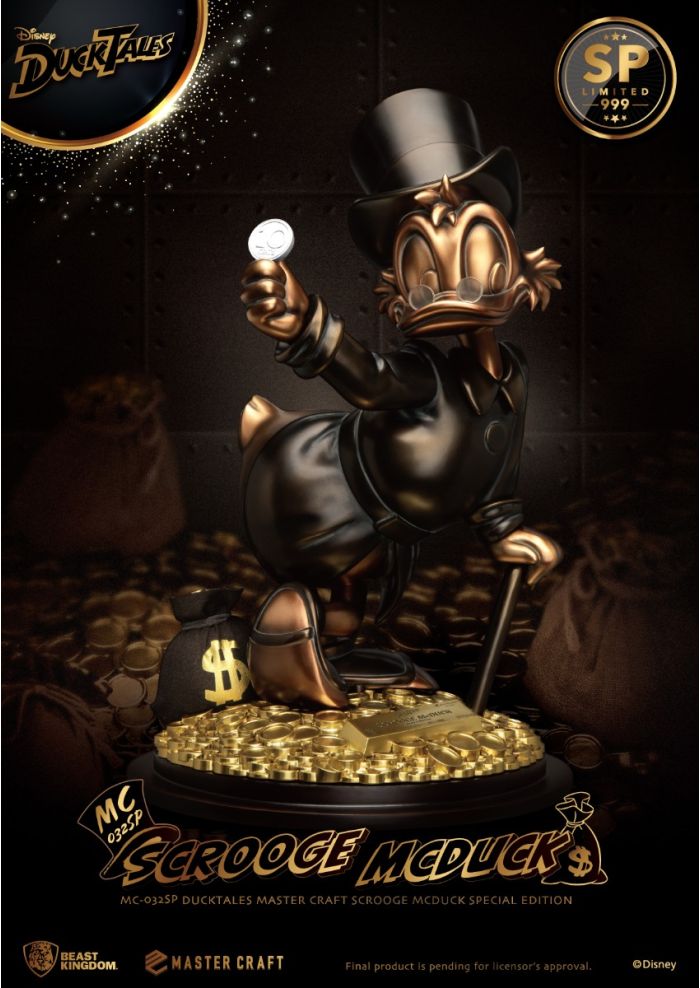 Beast-Kingdom USA | MC-032 DuckTales Master Craft Scrooge McDuck