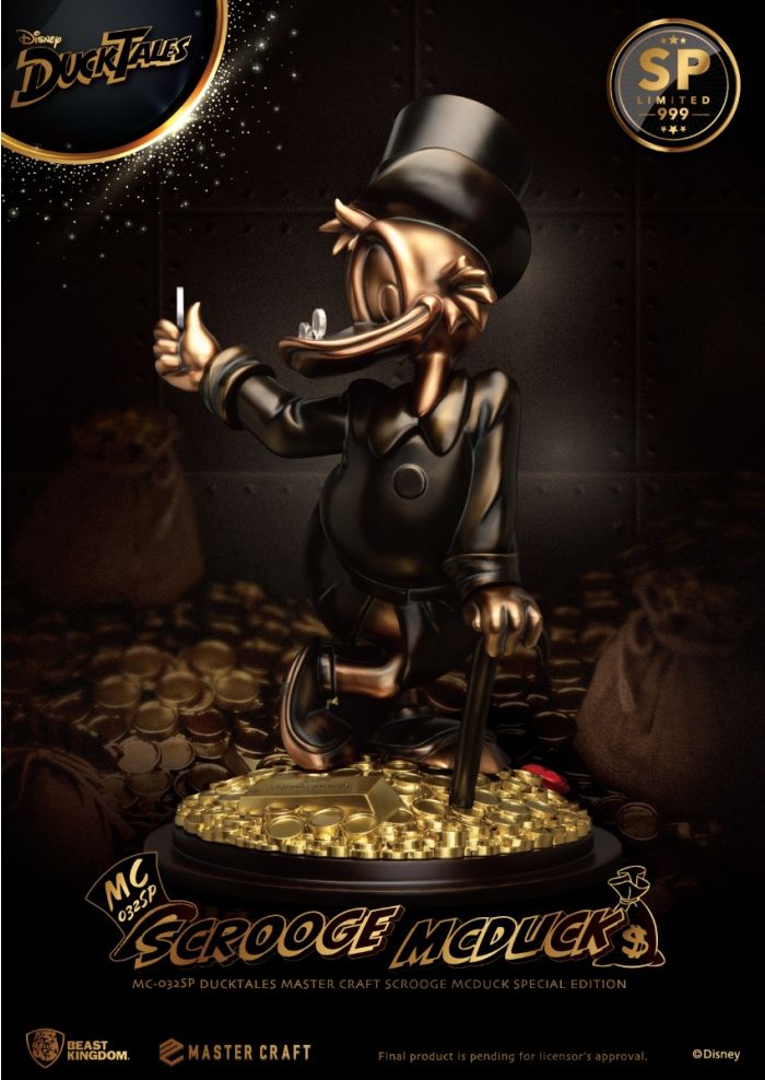Beast-Kingdom USA | MC-032 DuckTales Master Craft Scrooge McDuck