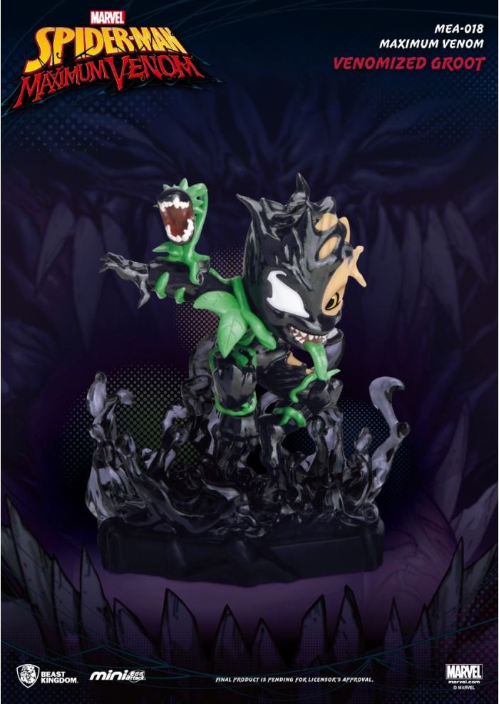 Beast-Kingdom USA | Mini Egg Attack Maximum Venom Venomized Spider-Man
