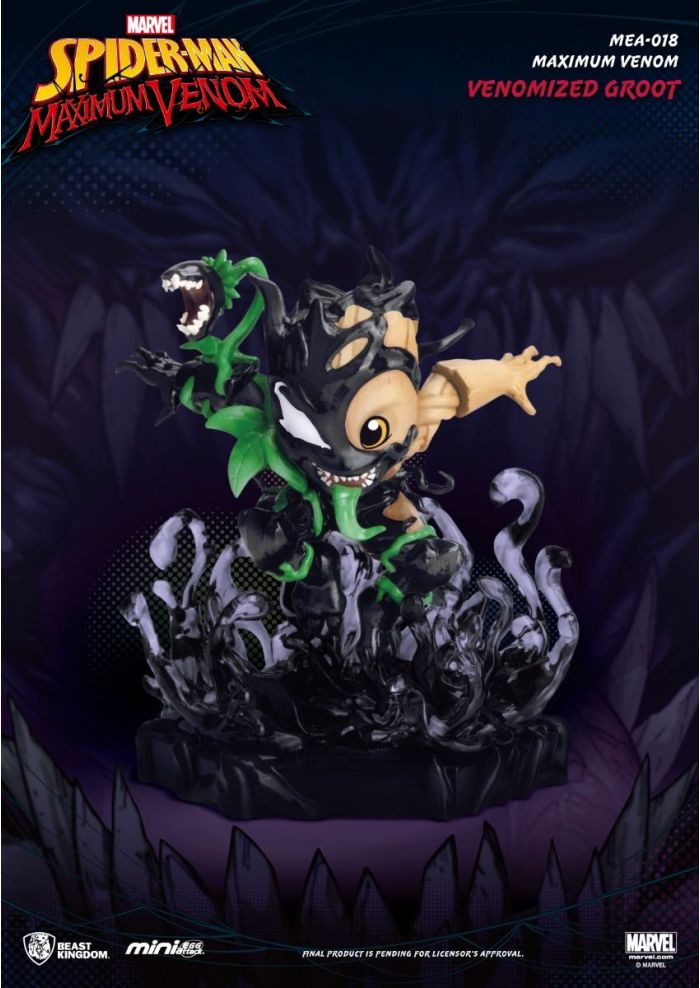 Beast-Kingdom USA | Mini Egg Attack Maximum Venom Venomized Spider-Man