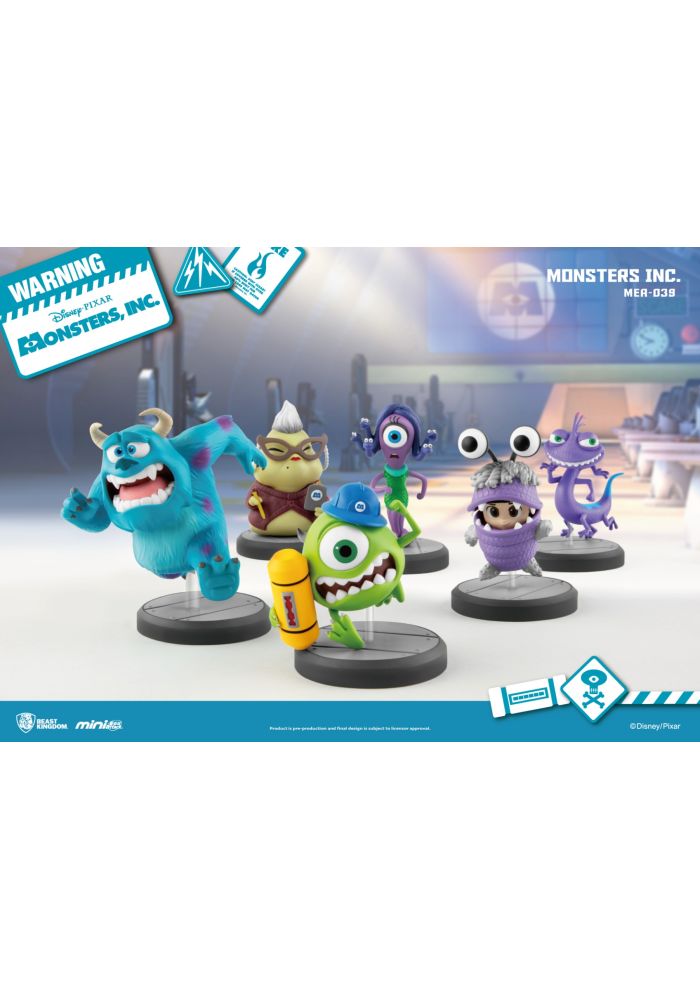 Beast-Kingdom USA | MEA-039 Monsters, Inc. Series (Set-6pcs) w/ Bonus Boo's  Door