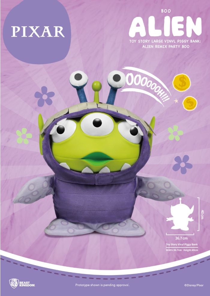 Beast Kingdom Toys Disney Toy Story Rex Large Vinyl Piggy Bank Toyslife 04