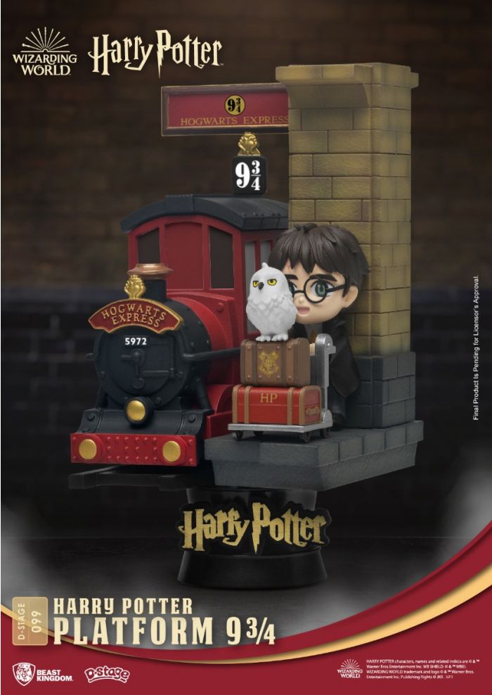 Genuine Warner Bros Harry Potter Platform 9 3/4 Hogwarts Express Luggage Tag 