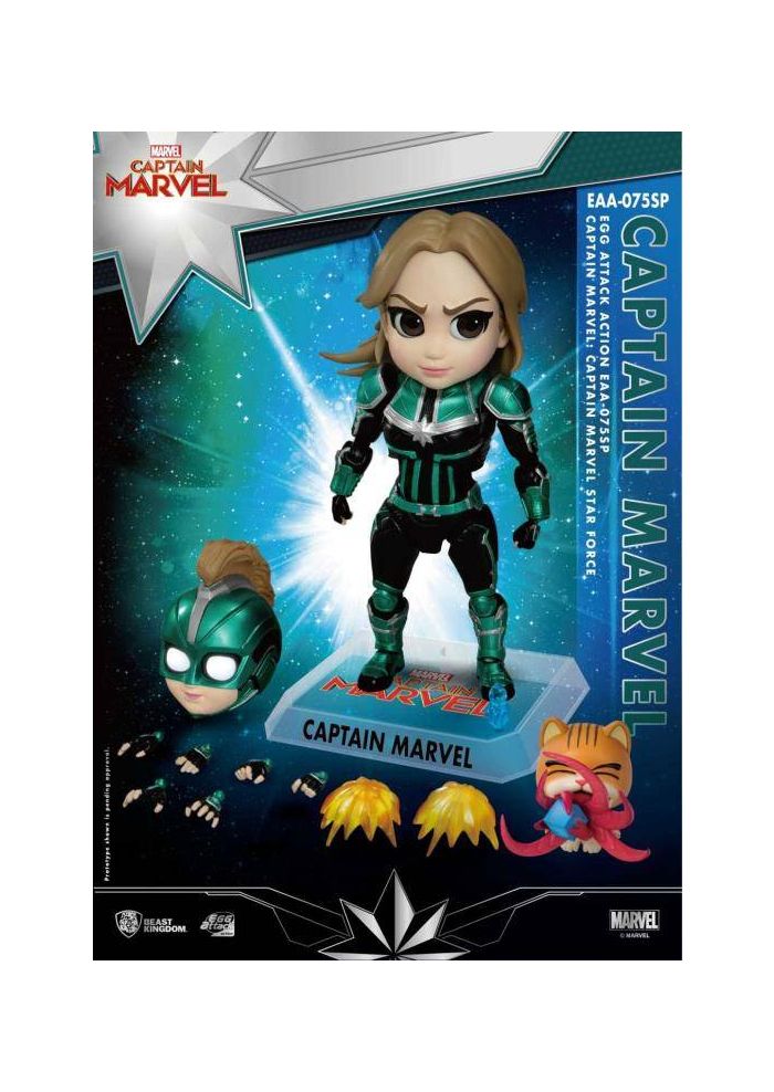 Captain Marvel - Carol Danvers Star Force Version Egg Attack Action