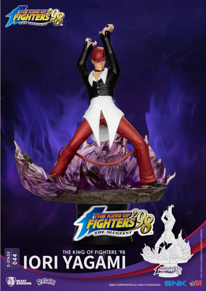 Formación Privilegiado Entretener Beast-Kingdom USA | Diorama Stage-044- The King of Fighters '98-Iori Yagami