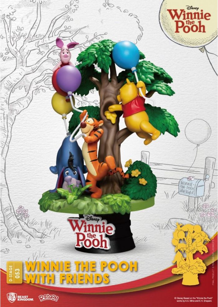 Winnie The Pooh mit Freunden Beast Kingdom Disney D-Stage 053 