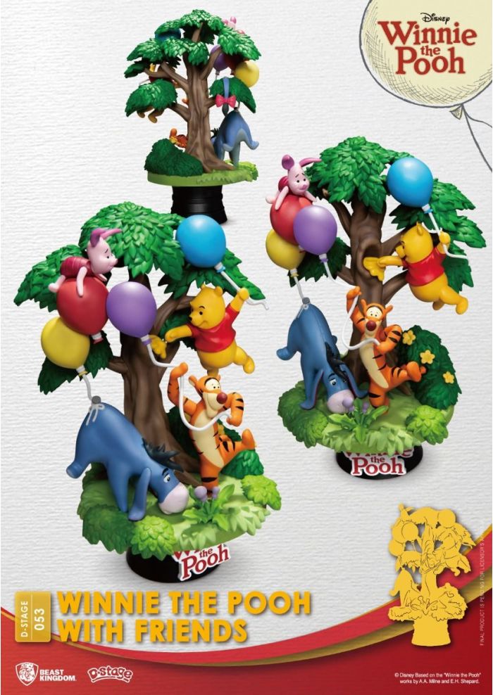 Winnie The Pooh mit Freunden Beast Kingdom Disney D-Stage 053 