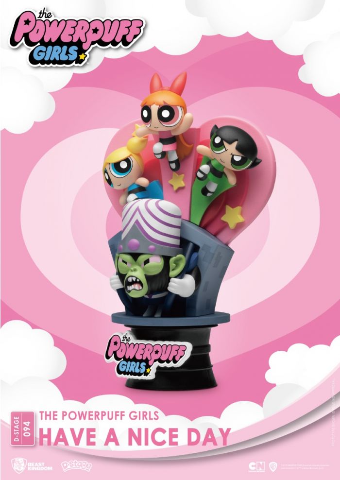 Diorama Stage-094-The Powerpuff Girls-Have a Nice Day Close Box