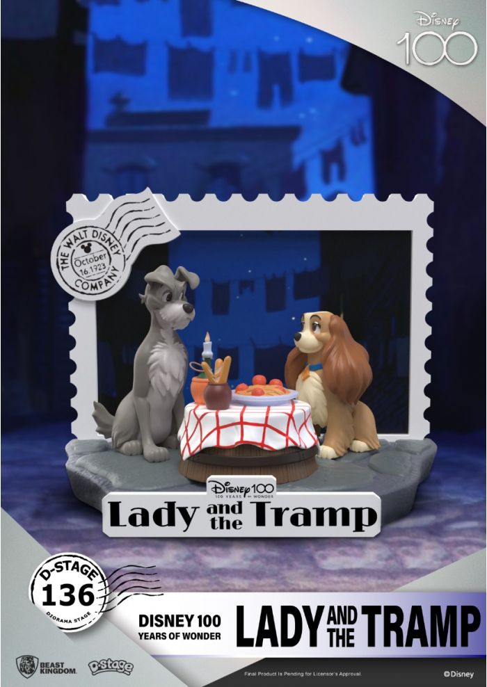 Beast-Kingdom USA  DS-136-Disney 100 Years of Wonder-Lady And The Tramp
