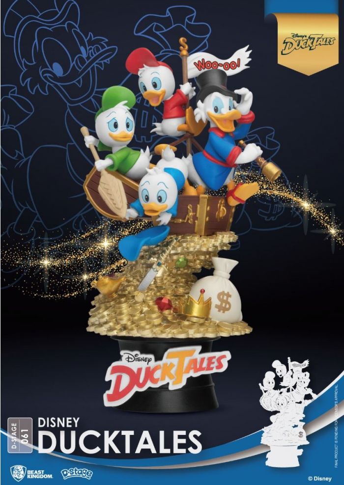 Beast Kingdom Ducktales Huey Dewey Louie (Dynamic 8ction Hero) Figure - US