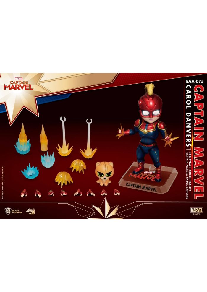 Beast-Kingdom USA | EAA-075 Captain Marvel Carol Danvers Egg 