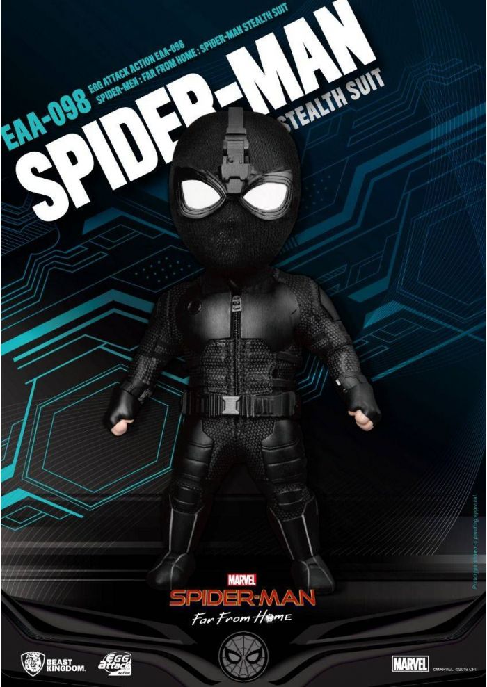 Hot Toys Spider-Man (Stealth Suit) Sixth Scale Figure | Comic Fortress