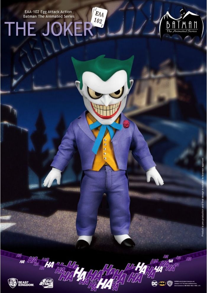 The Animated Series Joker Beast Kingdom Egg Attack Action EAA-102 Batman 