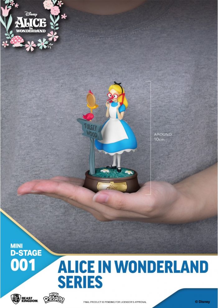 Beast-Kingdom USA  Mini Diorama Stage-001-Alice in Wonderland Series Set
