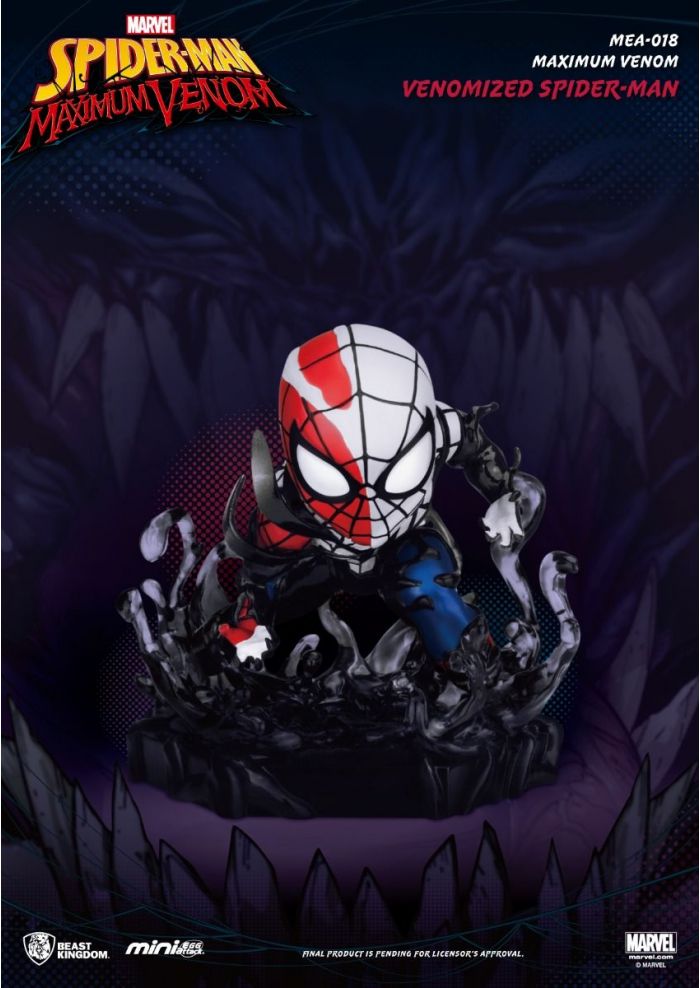 Beast-Kingdom USA | Mini Egg Attack Maximum Venom Venomized Spider-Man