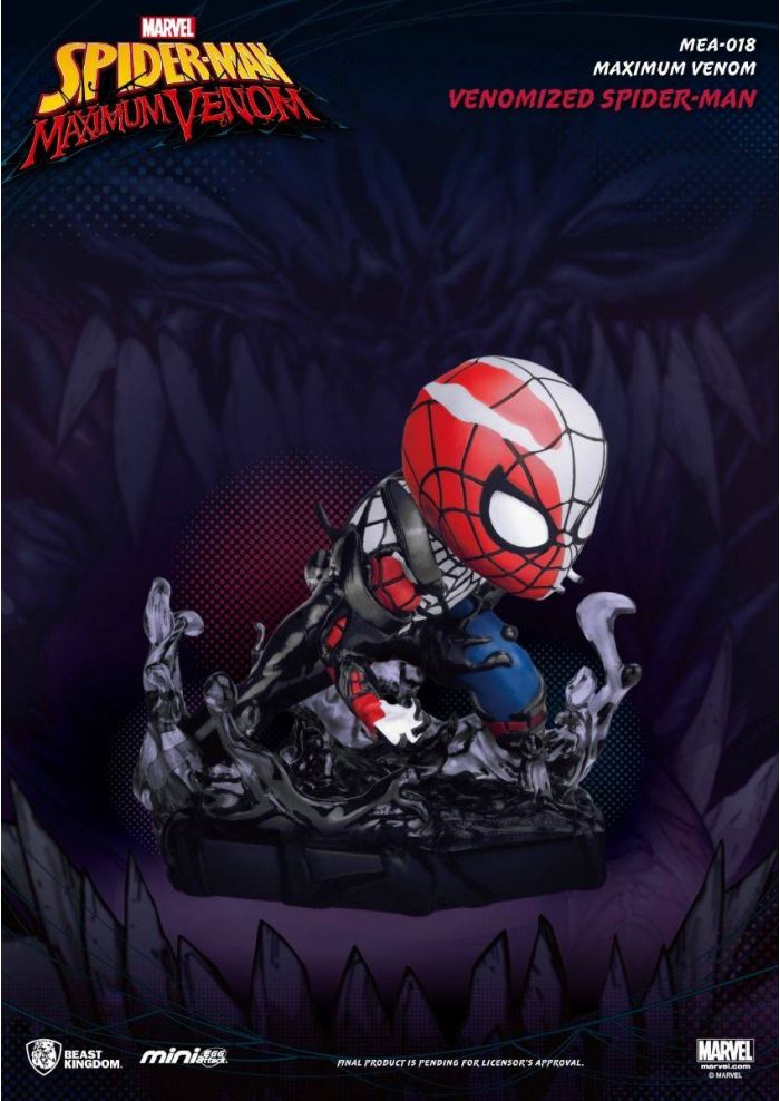 Beast-Kingdom USA | Mini Egg Attack Maximum Venom Venomized Spider-Man