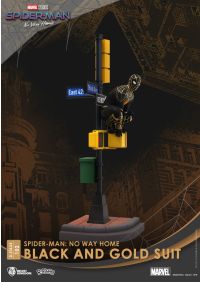 Statue Beast Kingdom D-Stage – Spider-Man Black & Gold Suit (No Way Home) – 6″