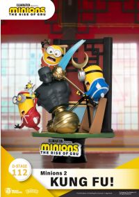 Beast-Kingdom USA | Diorama Stage-112-Minions2-Kung Fu!
