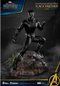 Beast-Kingdom USA | LS-084 Black Panther: Black Panther life size