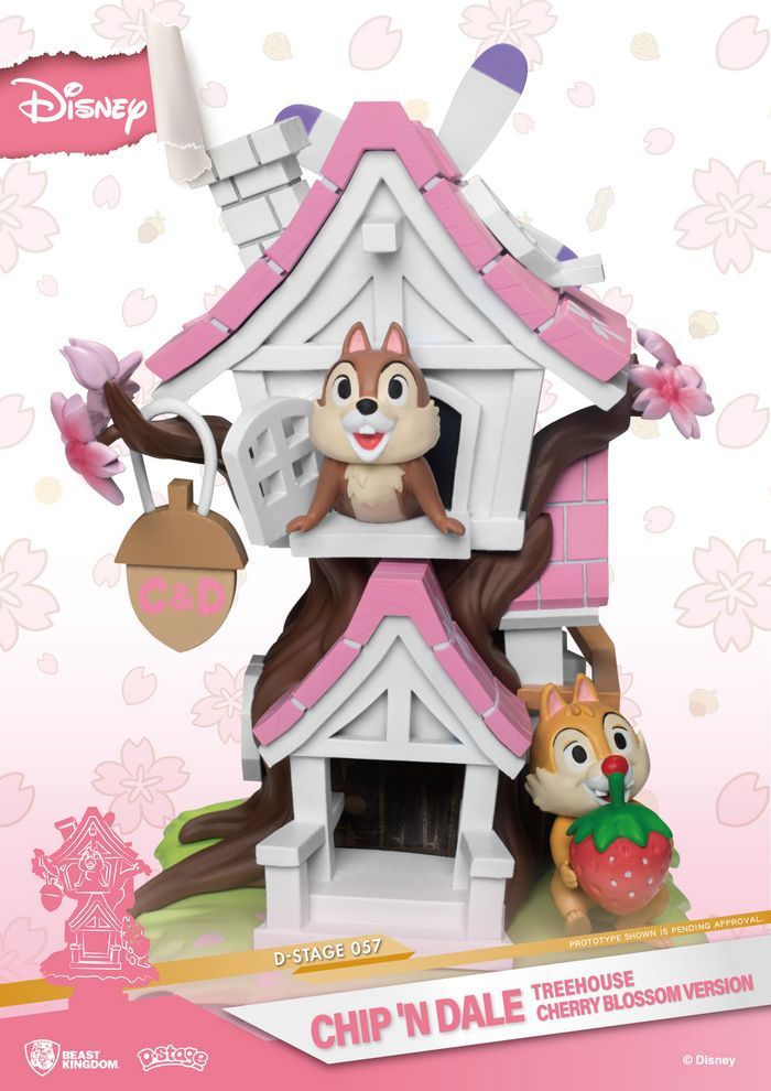 D-Stage CHIP 'N' DALE TREEHOUSE CHERRY BLOSSOM VERSION