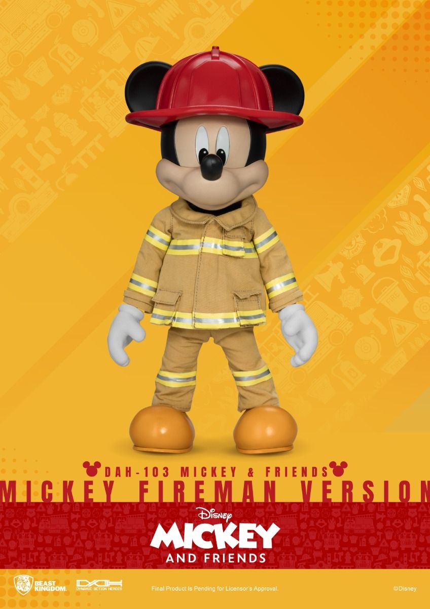 DAH-103 Mickey & Friends Mickey Fireman Version