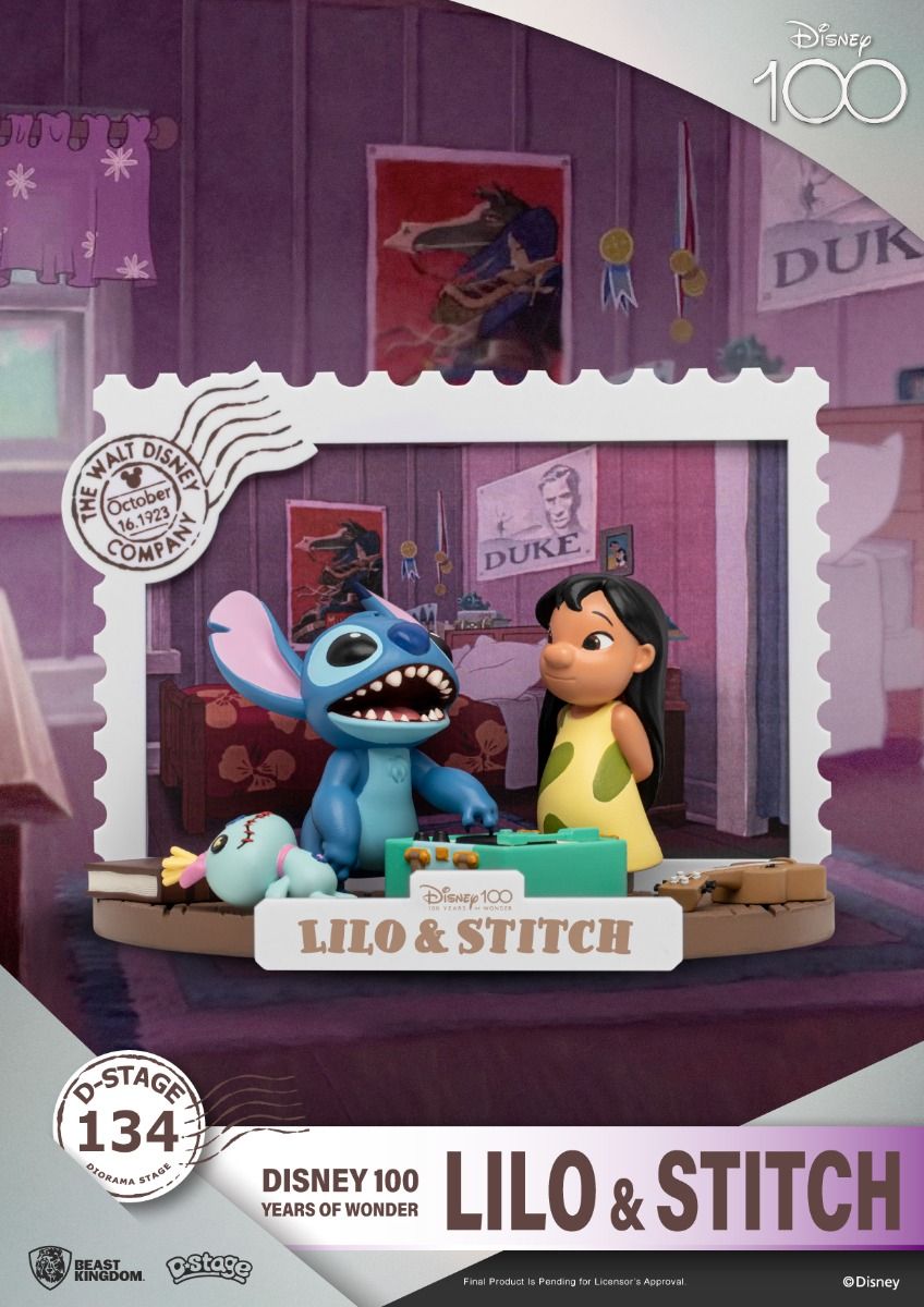 Beast-Kingdom USA  DS-134-Disney 100 Years of Wonder-Stitch & Lilo