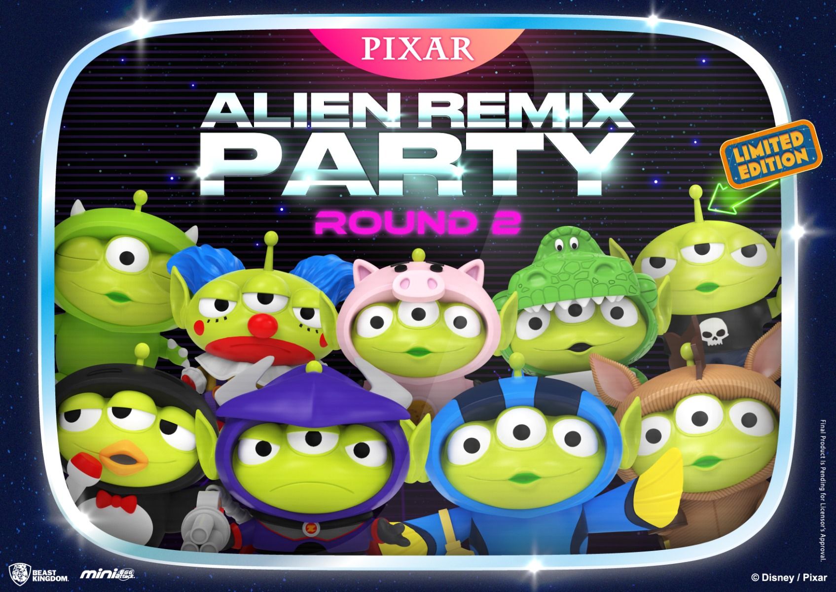 Beast-Kingdom USA | MEA-033 Alien Remix Party Round 2 Set (8pcs)