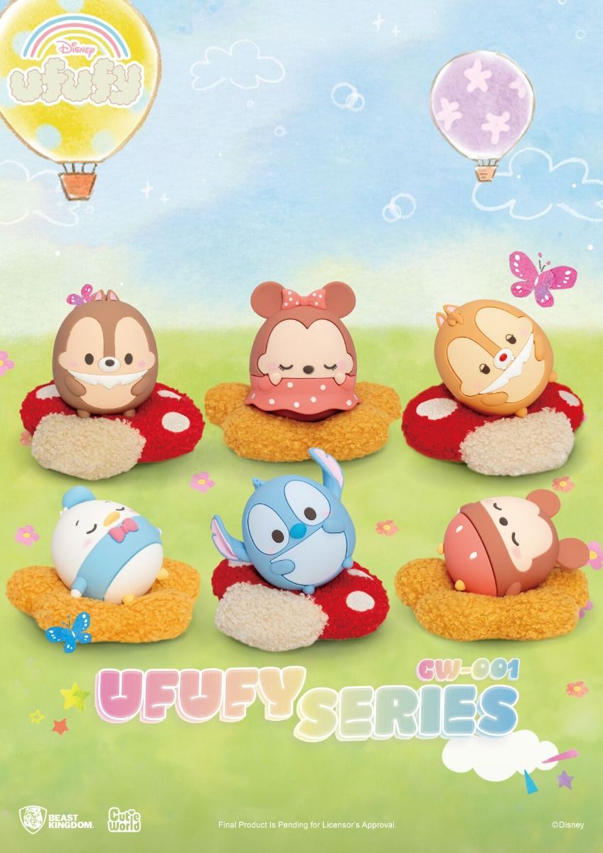 Beast-Kingdom USA | CW-001 Ufufy Series Blind Box Set (6 PCS)